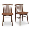 Marley Dining Chair (Set of 2)|brown