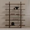 Casey Large Bookcase|brown lifestyle