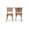 Churchill Dining Chair Light Brown (Set of 2)|brown
