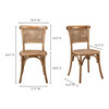 Churchill Dining Chair Light Brown (Set of 2)|brown lifestyle