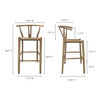 Ventana Counter Stool Natural|natural lifestyle