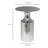 Rassa Accent Table|silver lifestyle