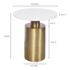 France Accent Table Gold|yellow lifestyle