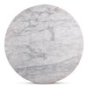 Tori Outdoor Bar Table White Marble|white