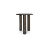 Deacon Outdoor Side Table Deep Bronze|brown