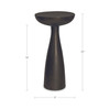 Greta Side Table Deep Bronze|brown lifestyle