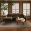 Quinn Sectional|green lifestyle