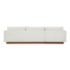 Vernon Left Sectional White|white