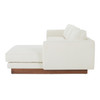 Vernon Right Sectional White|white