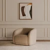 Faye Accent Chair|beige lifestyle
