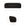 Faye Sofa|black lifestyle