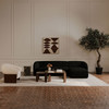 Faye Left Sectional Black Boucle|black lifestyle