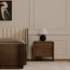 Scarlette King Bed Cream|white lifestyle