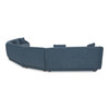 Fraser 5 Piece Modular Sectional|blue
