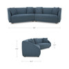 Fraser 2 Piece Modular Sofa|blue lifestyle