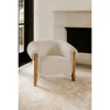 Jones Accent Chair Oat|white lifestyle