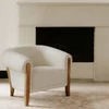 Jones Accent Chair Oat|white lifestyle
