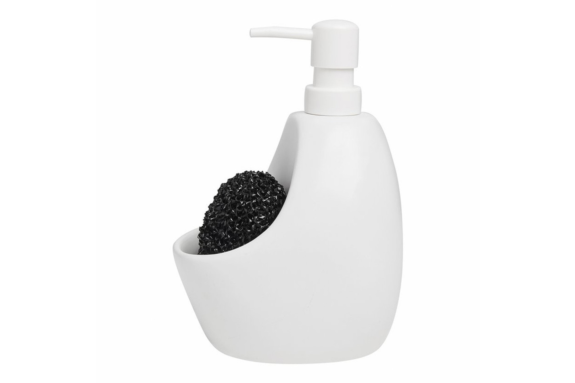 Umbra Joey Soap Pump with Scrubby (Black)