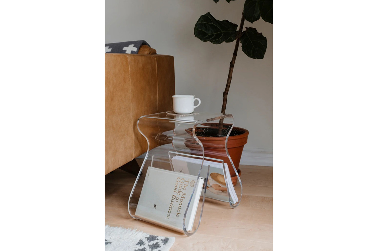 Magino Stool with Magazine Rack - Inmod