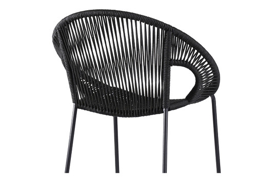 Acapulco Indoor Outdoor Bar Stool|black