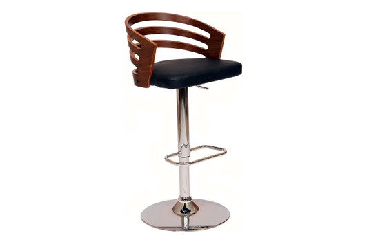 Adele Swivel Bar Stool|black