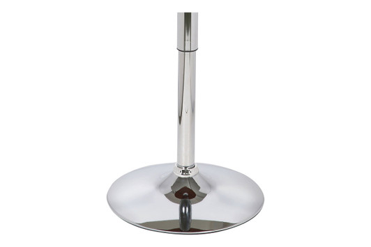 Bentley Adjustable Pub Table|walnut___chrome