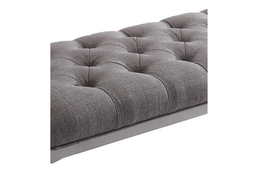 Milo Bench|gray_fabric