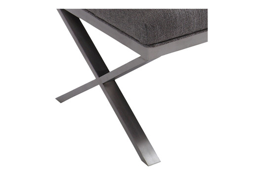Milo Bench|gray_fabric