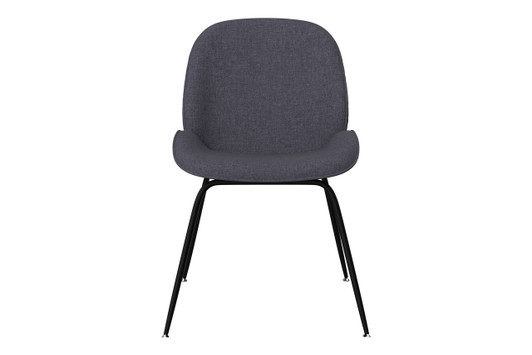 Axel Fabric Dining Chair (Set of 2)|charcoal