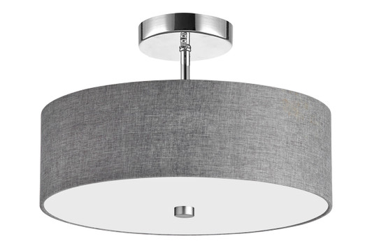 Everly Semi Flush|gray___polished_chrome