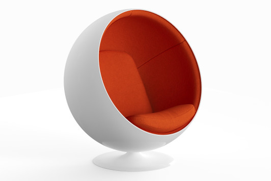 Eero Aarnio Ball Chair|gabriel_of_denmark__flame_orange