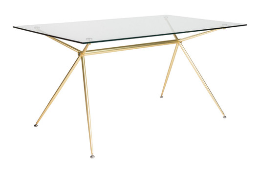 Atos Dining Table|60_inch_matte_brushed_gold