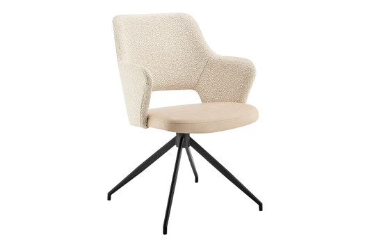 Darcie Armchair|ivory_leatherette_and_fabric