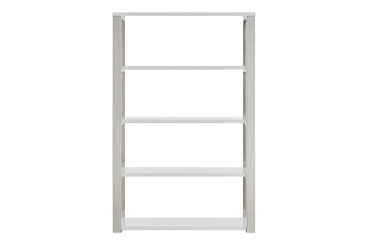 Dillon Shelving Unit|high_gloss_white___polished_stainless_steel