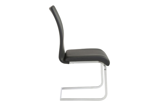Epifania Side Chair (Set of 2)|chrome___black