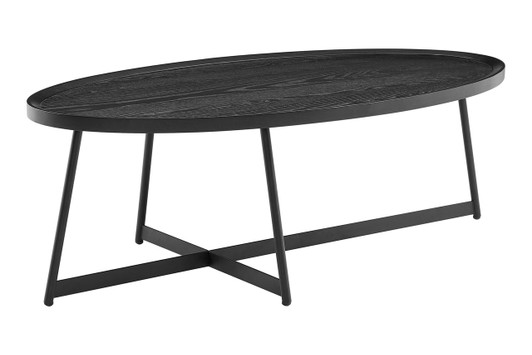 Niklaus Oval Coffee Table|black_ash