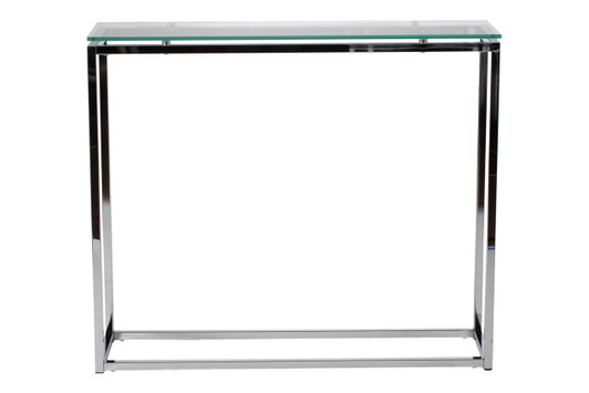 Sandor Console Table|short___clear___chrome