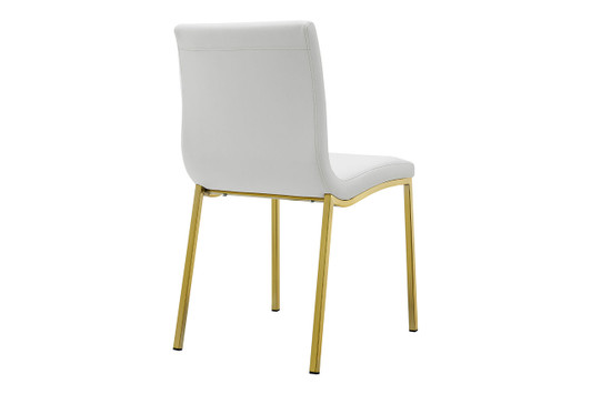 Scott Side Chair (Set of 2)|white_leatherette___matte_brushed_gold