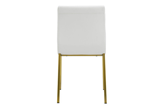 Scott Side Chair (Set of 2)|white_leatherette___matte_brushed_gold