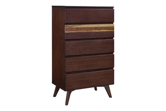 Azara 5-Drawer Chest|sable