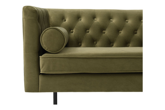 Hayden Velvet Sofa|willow_green___black