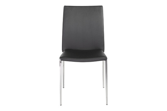 Diana Stacking Side Chair (Set of 2)|black