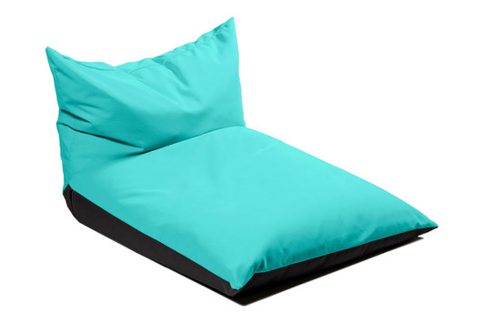 Finster Outdoor Bean Bag Lounge Chair|sunbrella_aruba_blue