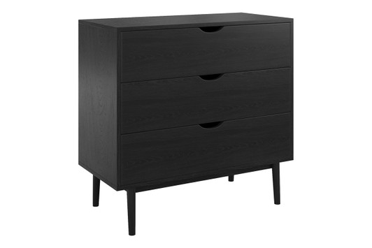 Jones 3-Drawer Dresser|black