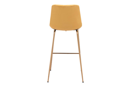 Tonia Bar Chair|yellow