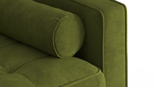 Matilde Velvet Armchair|olive_green