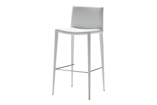 Zeno Counter Stool (Set of 2)|white_leatherette