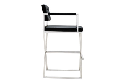 Ann Steel Barstool|black