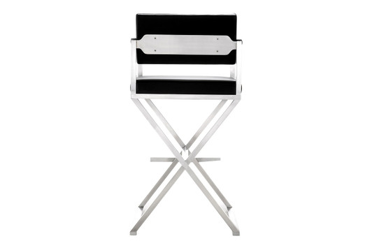 Ann Steel Barstool|black