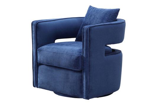 Charlotte Swivel Chair|navy
